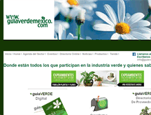 Tablet Screenshot of guiaverdemexico.com